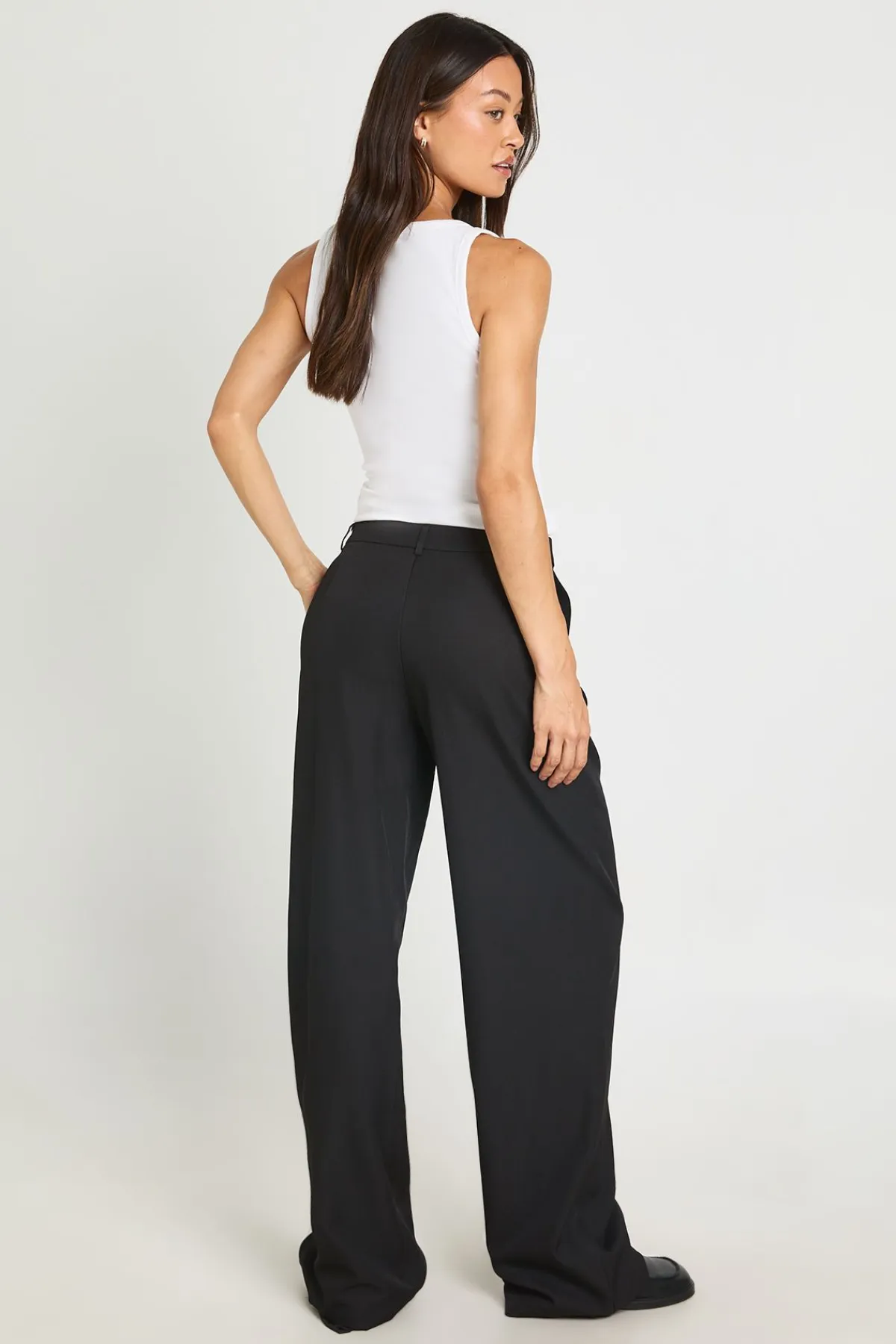 boohoo Pantalon Large Tailleur Basiques Tall<Femme Pantalons