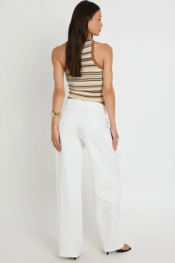 Pantalon Large Tailleur Coupe Tall
