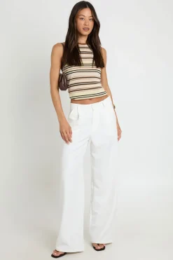 Pantalon Large Tailleur Coupe Tall