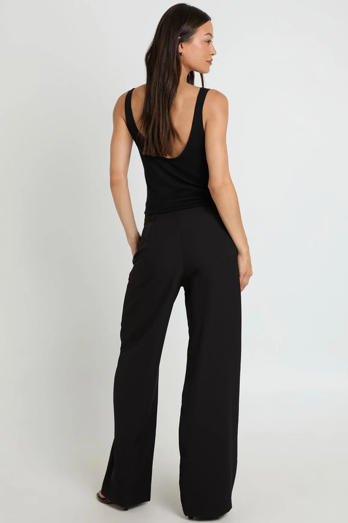 Pantalon Large Tailleur Coupe Tall