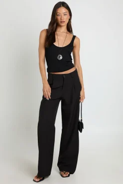 Pantalon Large Tailleur Coupe Tall