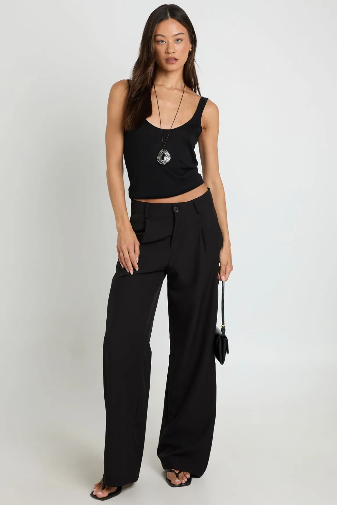 Pantalon Large Tailleur Coupe Tall