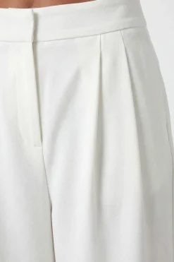 KarenMillen Pantalon Large Tailleur En Viscose Stretch Compacte<Femme Pantalons