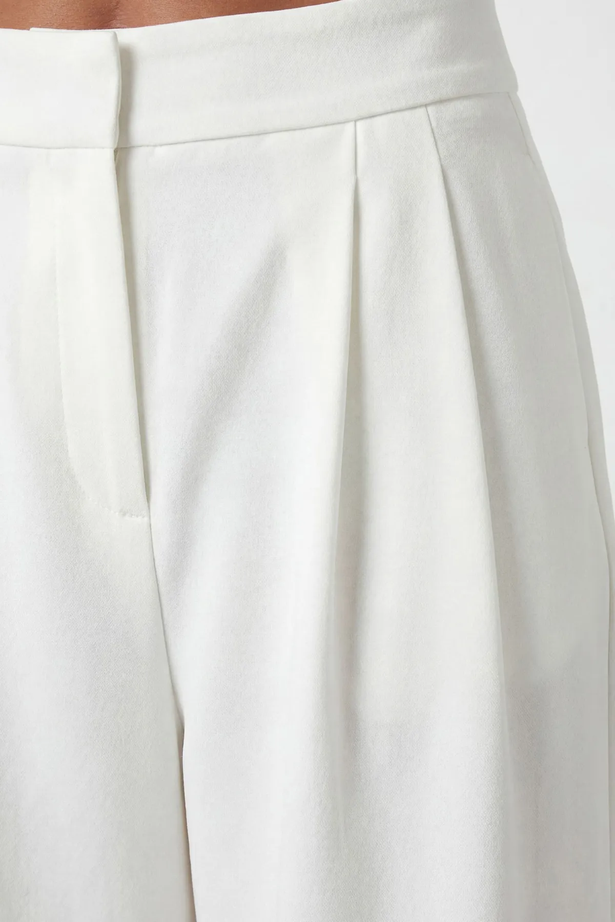 KarenMillen Pantalon Large Tailleur En Viscose Stretch Compacte<Femme Pantalons