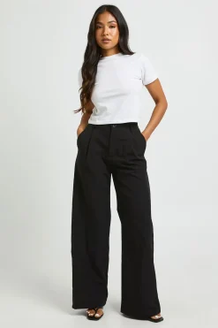 Pantalon Large Tailleur Petite