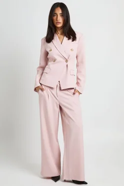 boohoo Pantalon Large Tailleur À Pinces<Femme Pantalons|Looks De Rentrée