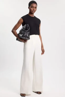 Pantalon Large Tailleur Poli