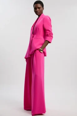 Pantalon Large Tailleur Souple Petite