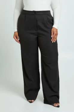 boohoo Pantalon Large Tailleur Tissé Grande Taille<Femme Pantalons|Tailleurs