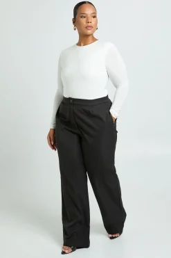 boohoo Pantalon Large Tailleur Tissé Grande Taille<Femme Pantalons|Tailleurs