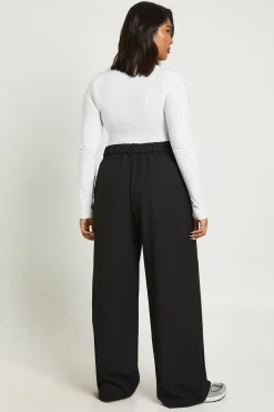 Pantalon Large Taillé Plus Boohoo Basics