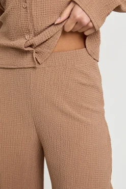 Pantalon Large Texturé