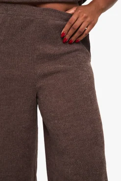 Pantalon Large Texturé Grande Taille