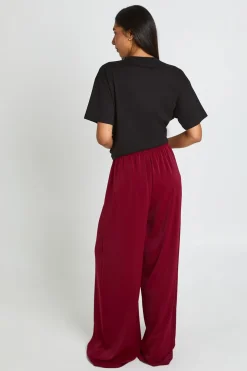 Pantalon Large Tissé Jambe Évasée Tall