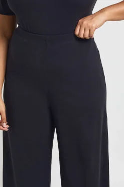Pantalon Large Ultra Doux Taille Haute