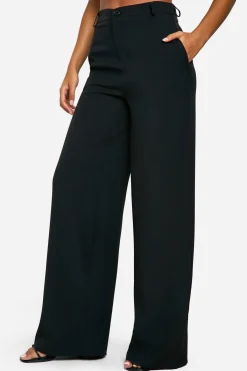boohoo Pantalon long à jambe droite<Femme Pantalons