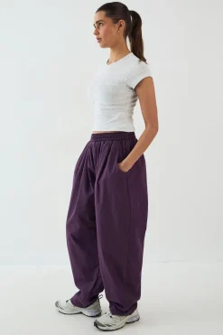 Pantalon Oversize Dsgn Studio À Taille Élastiquée Et Jambes Ballon