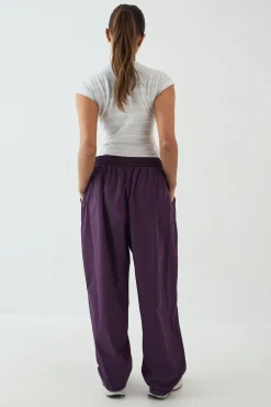 Pantalon Oversize Dsgn Studio À Taille Élastiquée Et Jambes Ballon