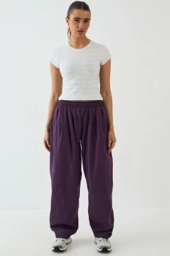 Pantalon Oversize Dsgn Studio À Taille Élastiquée Et Jambes Ballon