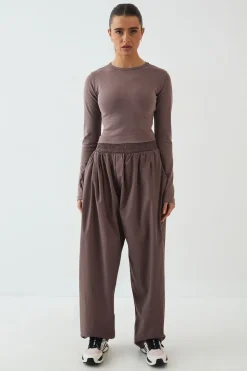 Pantalon Oversize Dsgn Studio Taille Élastiquée Jambe Ballon