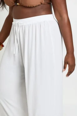 Pantalon Oversize Effet Lin Plus Essentials