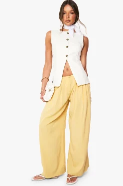 Pantalon Palazzo Look lin