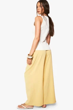 Pantalon Palazzo Look lin