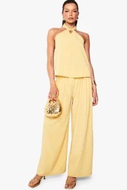 Pantalon Palazzo Look lin