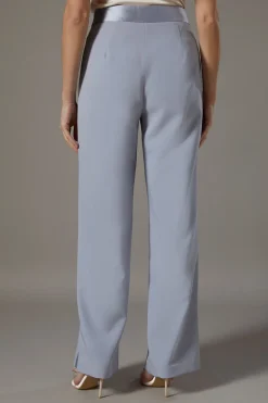 Pantalon à Panneau Sergé Satiné