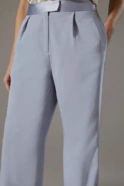 Pantalon à Panneau Sergé Satiné