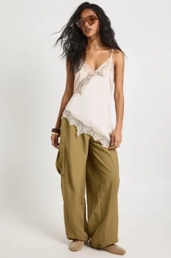 Pantalon Parachute en Nylon
