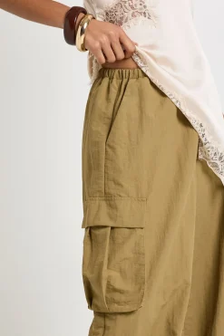 Pantalon Parachute en Nylon