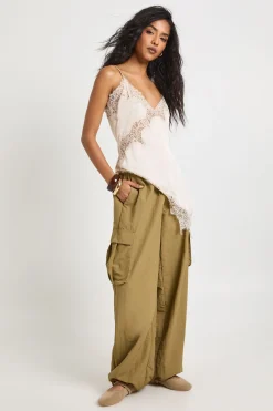 Pantalon Parachute en Nylon