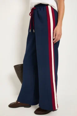 Wallis Pantalon Petite À Cordon Avec Bandes Latérales<Femme Pantalons