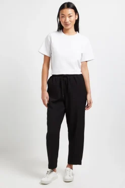 Pantalon Petite à Enfiler Jambe Barrel