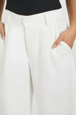 Pantalon Petite Tailleur Jambe Large