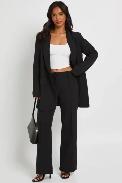 Pantalon Petite Tailleur Évasé Ajusté