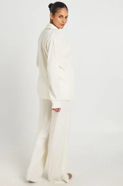 Pantalon Plissé Grande Taille