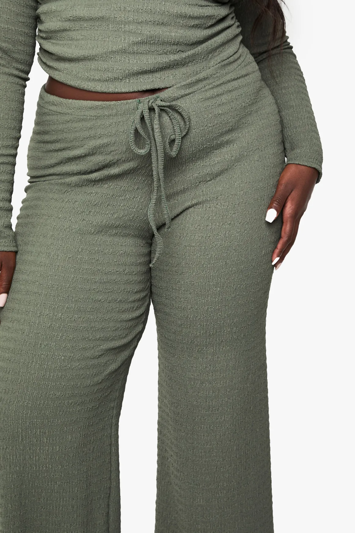Pantalon Plus à taille nouée