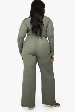 Pantalon Plus à taille nouée