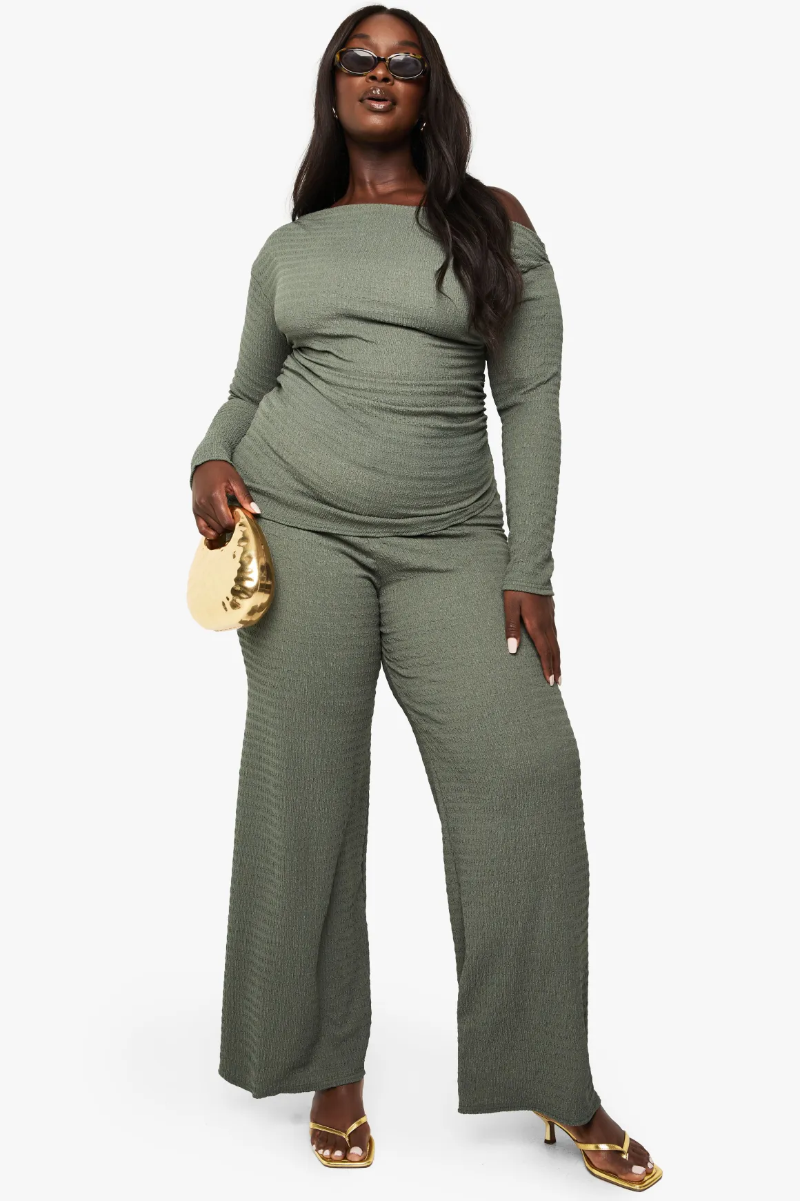 Pantalon Plus à taille nouée