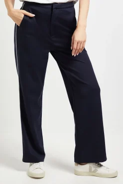 Pantalon Ponte À Bande Latérale
