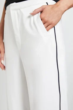 Pantalon Ponte À Bande Latérale