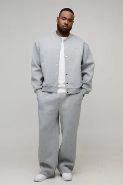 Pantalon Scuba Chiné Coupe Plus Décontractée