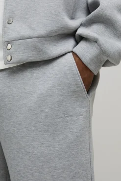 Pantalon Scuba Chiné Coupe Plus Décontractée