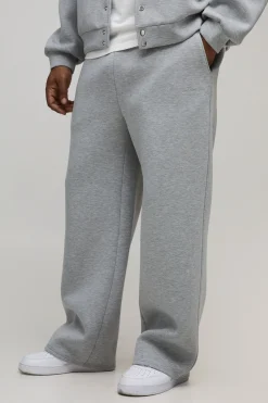Pantalon Scuba Chiné Coupe Plus Décontractée