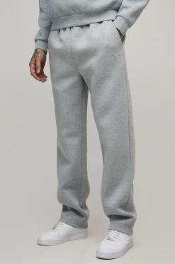 boohooMAN Pantalon Scuba Coupe Droite Taille Haute<Homme Pantalons Tall|Tout Afficher