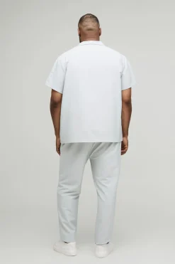Pantalons Slim Techniques en Stretch avec Taille Élastiquée