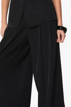 boohoo Pantalons sur mesure plissés à jambes larges<Femme Pantalons|Tailleurs