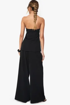 boohoo Pantalons sur mesure plissés à jambes larges<Femme Pantalons|Tailleurs